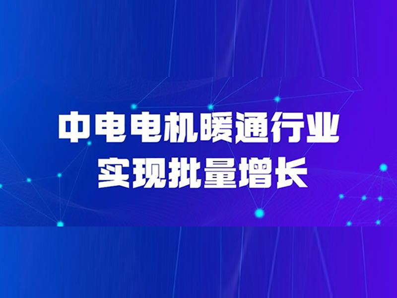 🏆星空游戏(xingkong sports)官方网站
电机暖通行业实现批量增长